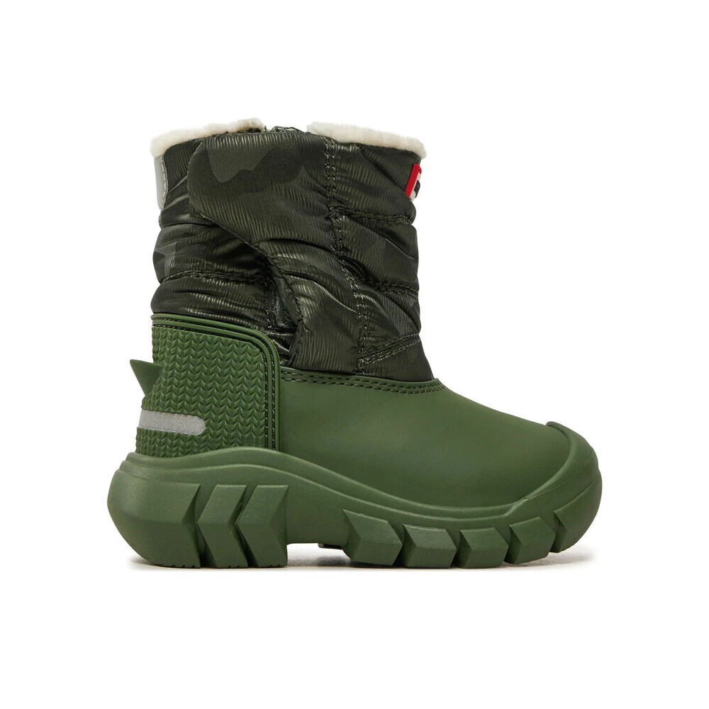 Hunter Intrepid Reflective KFT5001PCT Snow Boots Kids 7 Green Insulated JOBB496 - Picture 1 of 10